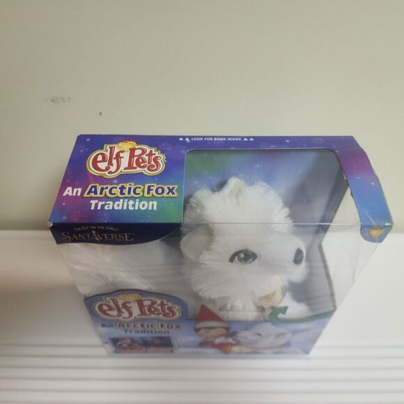 NEW Elf Pets An Arctic Fox Tradition Plush & Storybook Elf On The Shelf NIB Gift - Picture 7 of 9